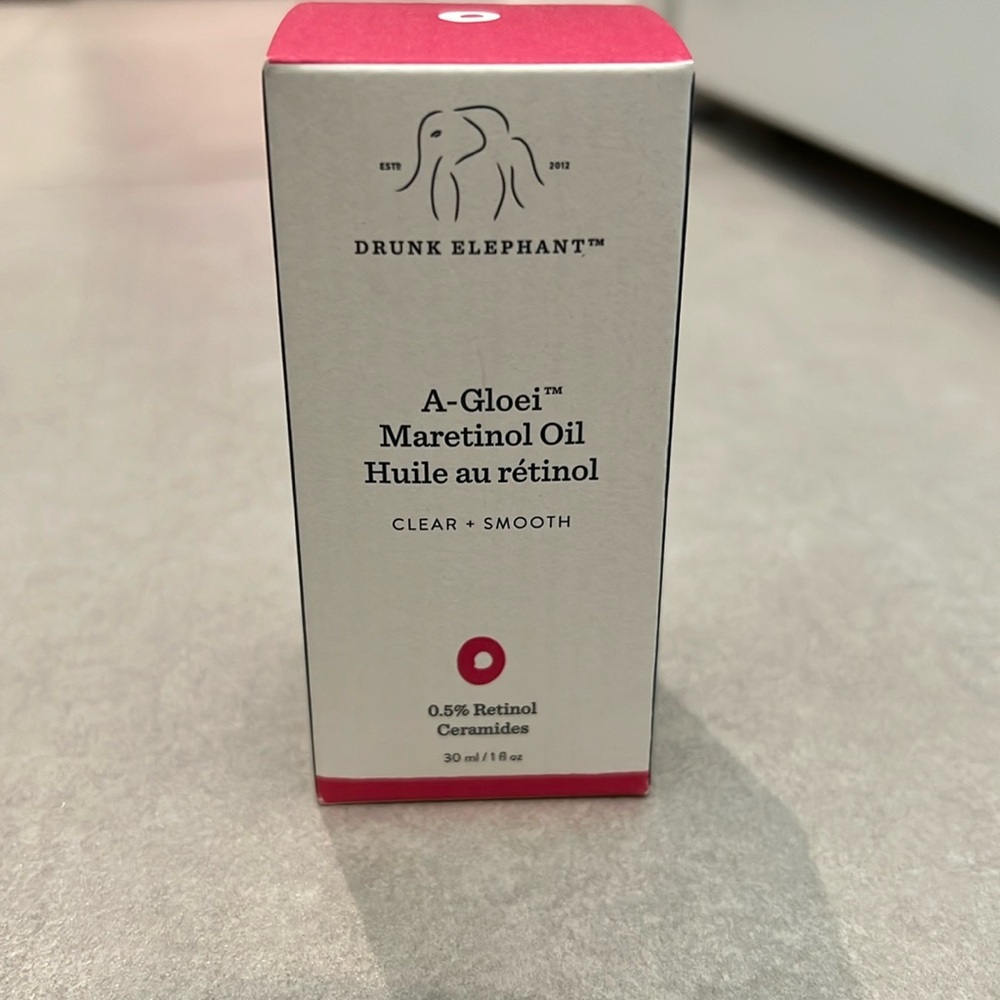 Drunk Elephant A-Gloei Maretinol Oil clear and smooth retinol ceramides 30ml Y2K